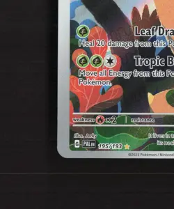 Tropius 195/193 Paldea Evolved Full Art Ultra Rare Holo Pokemon Card LP - Image 5