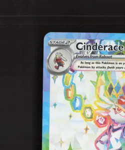 Cinderace ex 157/142 Stellar Crown Full Art Ultra Rare Holo Pokemon Card NM - Image 3