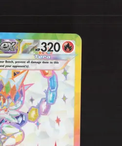 Cinderace ex 157/142 Stellar Crown Full Art Ultra Rare Holo Pokemon Card NM - Image 4