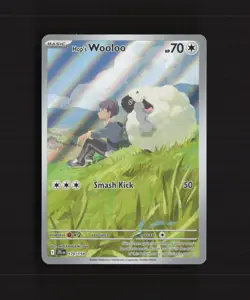 Hop's Wooloo 170/159 Journey Together Full Art Ultra Rare Holo Pokemon Card NM - Image 1