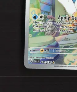 Quaxly 206/193 Paldea Evolved Full Art Ultra Rare Holo Pokemon Card LP - Image 5