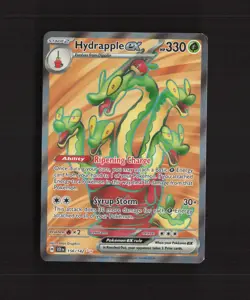 Hydrapple ex 156/142 Stellar Crown Full Art Ultra Rare Holo Pokemon Card LP+ - Image 1