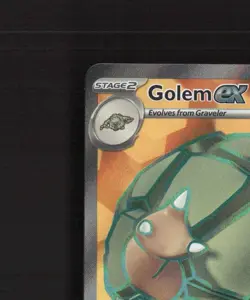Golem ex 189/165 Scarlet & Violet 151 Full Art Ultra Rare Holo Pokemon Card NM - Image 3