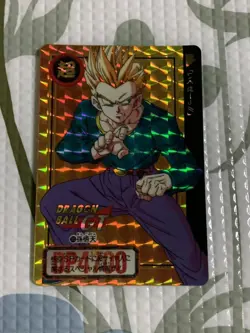 Dragon Ball GT Carddass Son Goten Card with Coin Case Used - Image 2