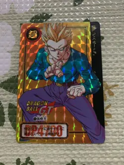 Dragon Ball GT Carddass Goten Card with Coin Case Used - Image 2