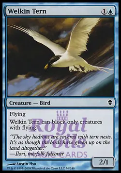 Welkin Tern 4x FOIL ZEN MTG Zendikar Common MINT blue - Image 1