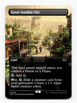 Great Arashin City (Borderless) - [Tarkir: Dragonstorm] MTG Magic 💀 - Image 1