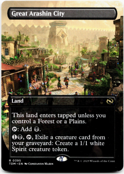 Great Arashin City (Borderless) - [Tarkir: Dragonstorm] MTG Magic 💀 - Image 3