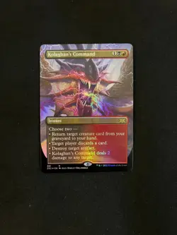 Kolaghan's Command (Borderles*FOIL) #381 [Double Masters 2x2] NM MAGIC MTG Cards - Image 1