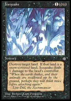 Icequake - Light Play MTG Ice Age - Image 1