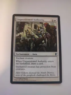 MTG Unquestioned Authority Conspiracy 85/210 Regular Uncommon - Image 1