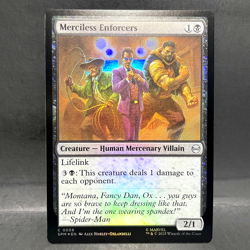 2025 MTG MARVEL'S SPIDER-MAN MERCILESS ENFORCERS 0058 FOIL (COMMON) - Image 1