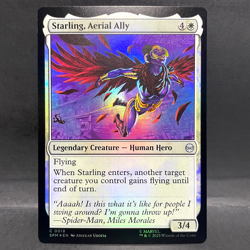 2025 MTG MARVEL'S SPIDER-MAN STARLING AERIAL ALLY 0018 FOIL (COMMON) - Image 1