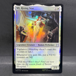 2025 MTG MARVEL'S SPIDER-MAN MJ RISING STAR 0003 FOIL (UNCOMMON) - Image 1