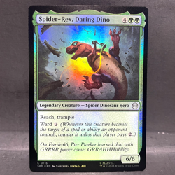2025 MTG MARVEL'S SPIDER-MAN SPIDER-REX DARING DUO 0116 FOIL (COMMON) - Image 1