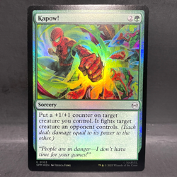 2025 MTG MARVEL'S SPIDER-MAN KAPOW! 0103 FOIL (COMMON) - Image 1