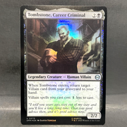 2025 MTG MARVEL'S SPIDER-MAN TOMBSTONE CAREER CRIMINAL 0070 FOIL (UNCOMMON) - Image 1