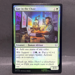 2025 MTG MARVEL'S SPIDER-MAN GUY IN THE CHAIR 0102 FOIL (COMMON) - Image 1