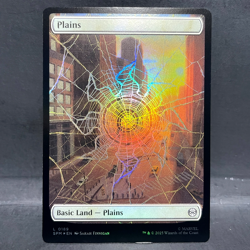 2025 MTG MARVEL'S SPIDER-MAN PLAINS 0189 FOIL (LAND) - Image 1