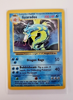 Pokemon TCG Gyarados Base Set Holo Foil Near Mint NM - Free Ship! - Image 1