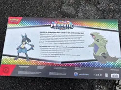 Pokemon TCG Prismatic Evolutions Lucario ex Tyranitar ex Premium Collection Box - Image 4