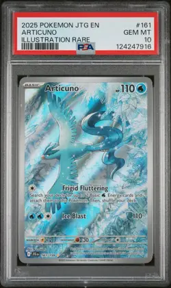 2025 POKEMON JTG EN-JOURNEY TOGETHER #161/159 ARTICUNO IR PSA 10 - Image 1