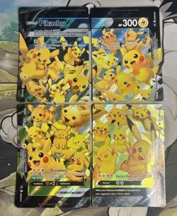 Pokemon Pikachu V-Union Complete Set Near Mint SWSH139 SWSH140 SWSH141 SWSH142 - Image 1