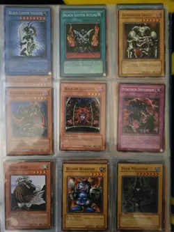 First Edition Yugioh 68 Card Set with Rule Book and Play Zone LP Rares! - Image 1