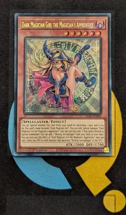 ALIN-EN004 Dark Magician Girl the Magician's Apprentice Secret Rare 1st YuGiOh - Image 1