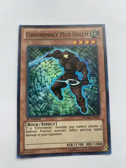 Chronomaly Mud Golem - NUMH-EN003 - Super Rare - 1st Edition - YuGiOh - Image 1