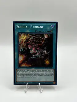 Zoodiac Barrage - RA04-EN091 - Stampede Secret Rare Yugioh - Image 1