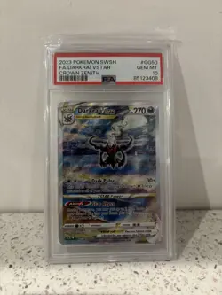 Darkrai VSTAR GG50/GG70 PSA 10 Crown Zenith Gem Mint Graded Card - Image 2