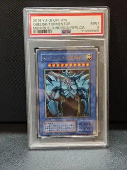 PSA9 Obelisk the Tormentor UR 2014 Promo Trading Card Rare Collectible - Image 1