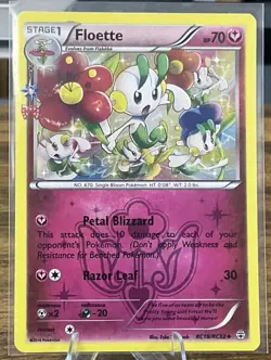 Pokemon TCG Floette RC18-32 Generations Radiant Collection Holo Card - Image 1