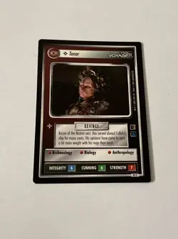 Star Trek CCG Personnel Kazon Tanar Black Boarder Card - Image 1