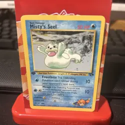 Pokemon TCG Misty's Seel Gym Challenge 1st Edition Common Card - Image 1