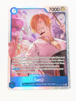 Sanji OP11-051 SR A Fist of Divine Speed ONE PIECE Card Game English - Image 1