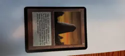 Magic the Gathering Alpha Basalt Monolith Card - Image 1