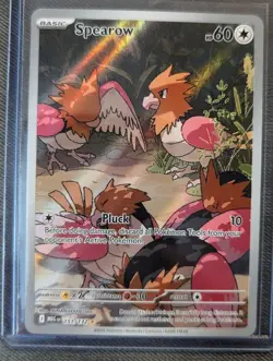 Pokemon Spearow 151/132 NM Illustration Rare + 100 Card Lot W/ EX Holo! - Image 1