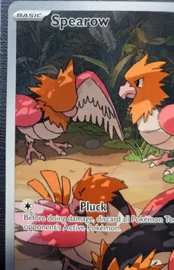 Pokemon Spearow 151/132 NM Illustration Rare + 100 Card Lot W/ EX Holo! - Image 2
