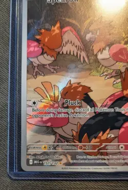 Pokemon Spearow 151/132 NM Illustration Rare + 100 Card Lot W/ EX Holo! - Image 4