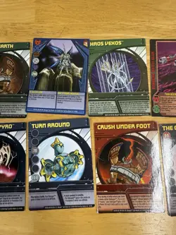 2008/2009 bakugan battle brawlers card lot, 13 Paper Cards, 12 Metal Cards - Image 3