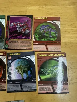 2008/2009 bakugan battle brawlers card lot, 13 Paper Cards, 12 Metal Cards - Image 4