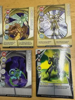 2008/2009 bakugan battle brawlers card lot, 13 Paper Cards, 12 Metal Cards - Image 5