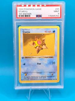 Pokemon Card 65/102 Staryu 1st Edition Base Set English - PSA 9 NEW CERT - Image 1