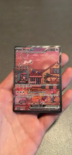 Pokemon Mew EX Scarlet & Violet Promo Card 053/151 Sealed 151 UPC - Image 1