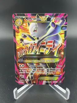 M Mewtwo EX 160/162 Full Art XY Breakthrough English Pokemon TCG Card - Image 1