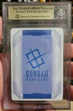 Gundam Card Game GD01 Newtype Rising GD01-065 LR Freedom Gundam BGS 10 - Image 2