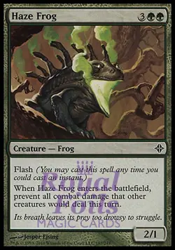Haze Frog 1x FOIL ROE MTG Rise of Eldrazi Common MINT green - Image 1
