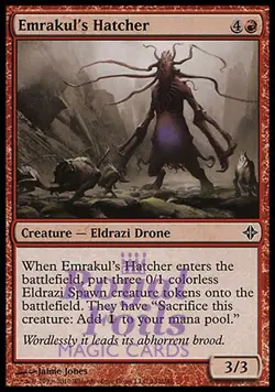 Emrakul's Hatcher 1x FOIL ROE MTG Rise of Eldrazi Common MINT red - Image 1